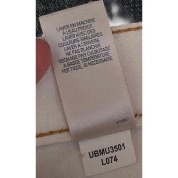 Vintage Y2K White Denim Cropped Jeans Womens Size 12 - Picture 8 of 8